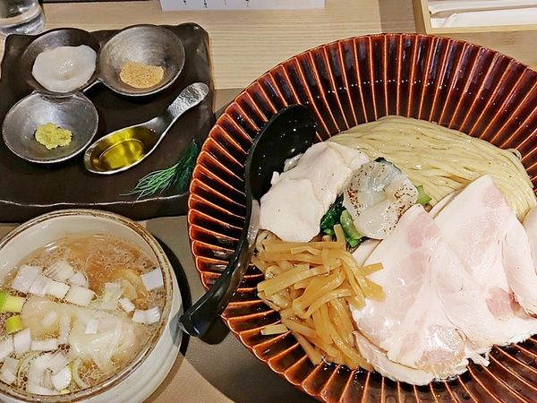 「特製帆立の昆布水つけ麺 黒（大盛）」@Tokyo Style Noodle ほたて日和の写真