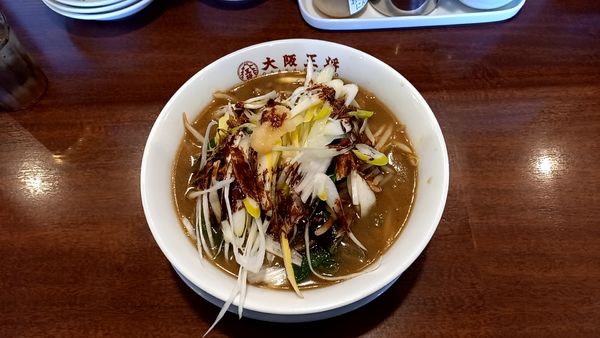「焦がしニンニク葱味噌ラーメン」@大阪王将 大田店の写真