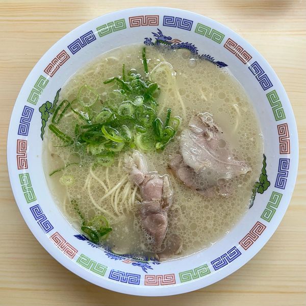 「博多ラーメン（290円）」@博多ラーメン はかたや 太宰府店の写真