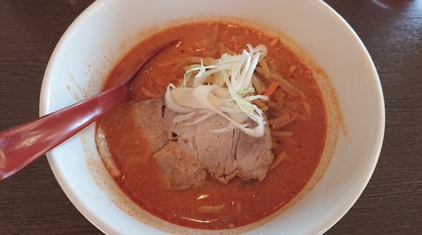 「みそらーめん2辛   850円」@北海道らーめん なまら 阿見店の写真