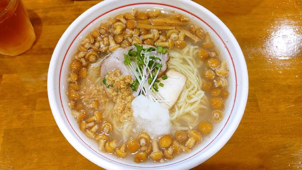 「冬の逸品 なめこ塩生姜らー麺・大盛 ￥1,050」@麺屋 ぬまたの写真