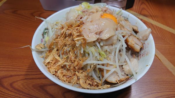 「ラーメン/汁無し」@ラーメン二郎 亀戸店の写真