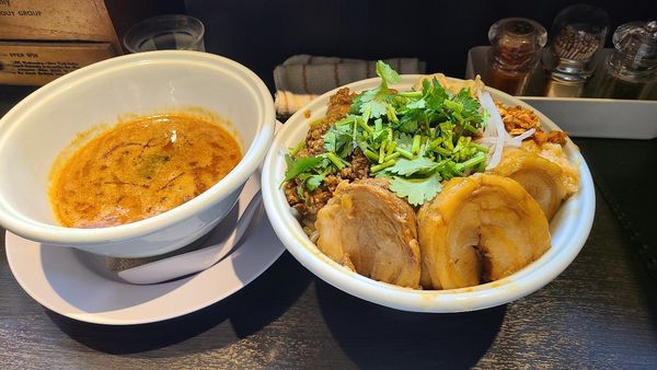 「エビ坦々二郎系つけ麺」@らーめん 三極志の写真