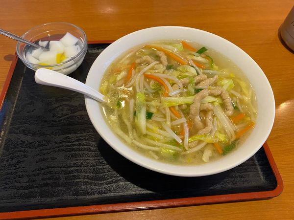 「タンメン830円」@永豊楼の写真