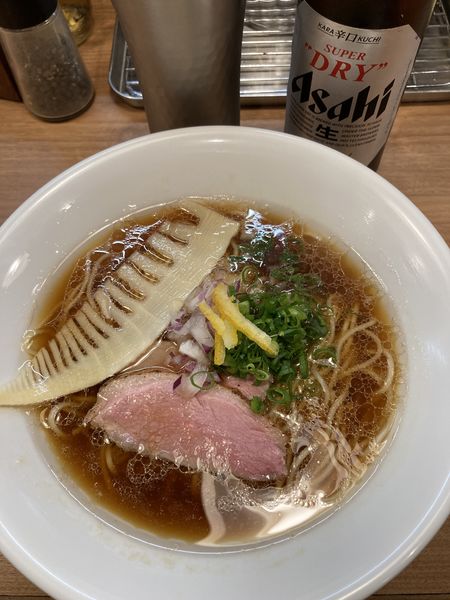 「鴨だし醤油ラーメン」@麺屋福丸の写真