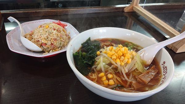 「Bランチラーメン、半チャーハン950円」@らーめん宗谷の写真