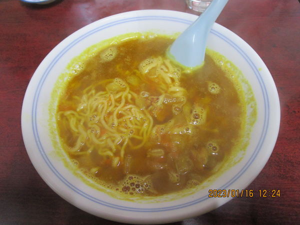 「カレーラーメン 600円」@かずさの写真