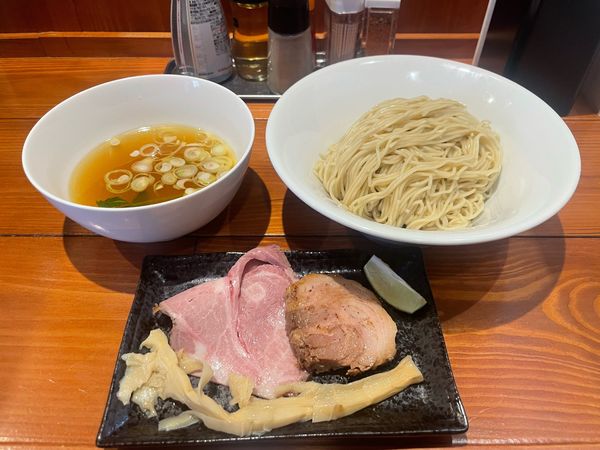 「【限定】淡麗つけ麺（塩）」@麺屋 真心の写真