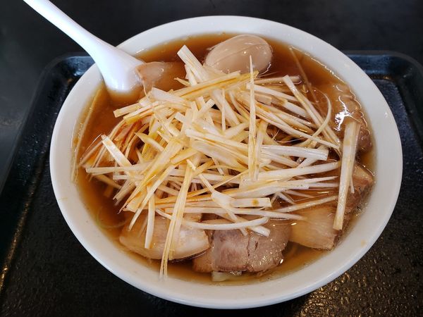 「喜多方チャーシュー麺+ネギ」@喜多方ラーメン 来夢 郡山横塚店の写真