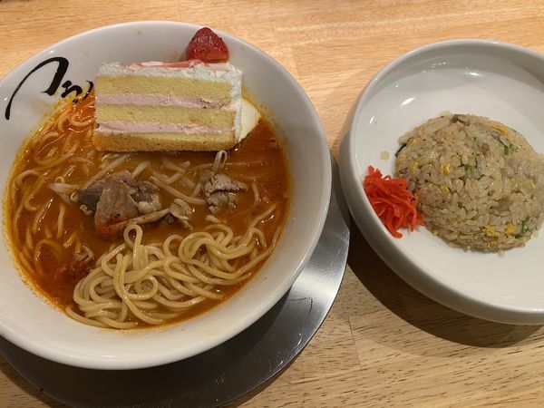 「甘辛miso 焼きめしセット 1100」@フラン軒の写真