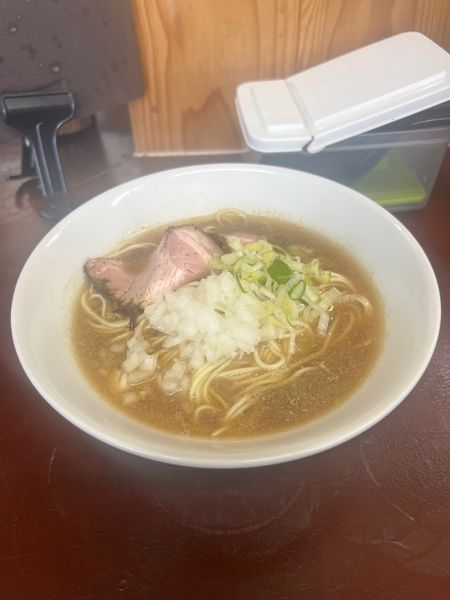 「煮干しラーメン800円　和え玉半玉150円」@麺屋 結の写真
