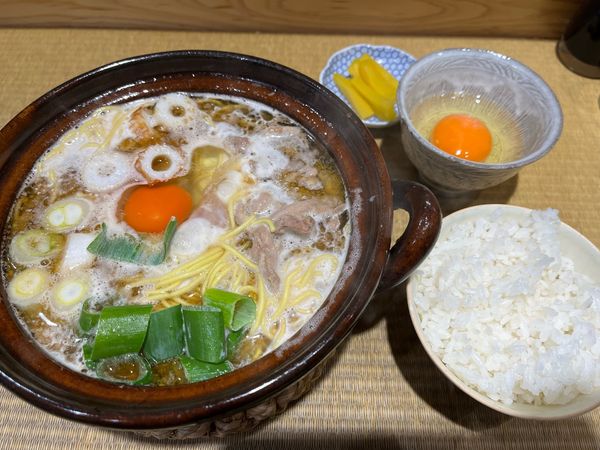 「鍋焼ラーメン（追い玉子）」@手打 親鶏中華そば 綾川の写真