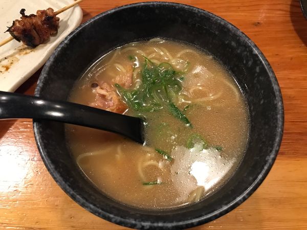 「とり白湯めん　350円」@鳥貴族 渋谷文化村通り店の写真
