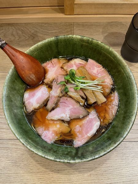 「醤油チャーシュー＋味玉」@中華蕎麦 麺とスープの写真