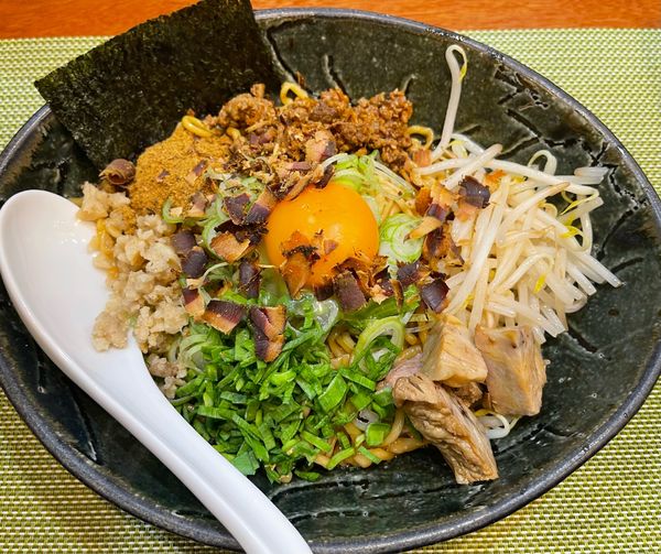 「まぜそば」@らーめん 梶原の写真