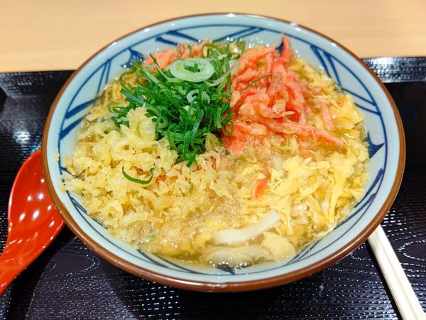 「紅生姜玉子あんかけうどん(並盛)580円」@丸亀製麺 イーサイト高崎店の写真