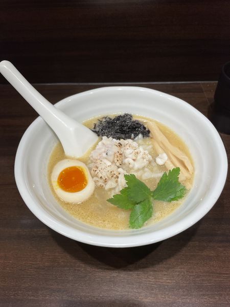 「【限定】真鱈の白子濃厚ラーメン」@寿製麺 よしかわ 西台駅前店の写真