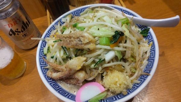 「ゲソ揚げタンメン」@トナリ 東陽町店の写真