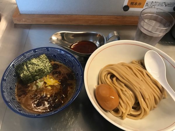 「味玉つけ麺（カレールー付き）」@つけ麺 神儺祁の写真