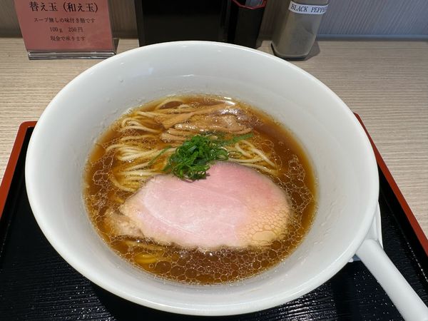 「地鶏中華そば（醤油）」@中華そば なかはらの写真