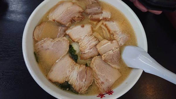 「味噌チャーシューめん　964円」@喜多方ラーメン 来夢 会津若松駅前店の写真