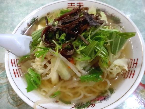 「チャンポン(750円)」@麺類 をかべ 本店の写真