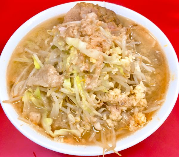 「大ブタニンニクアブラ」@ラーメン二郎 京急川崎店の写真
