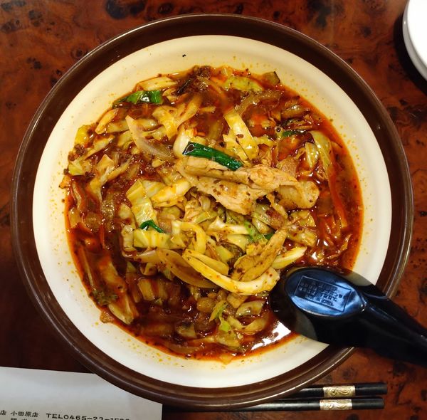 「チョマー麺＋氷花餃子」@氷花餃子 小田原店の写真