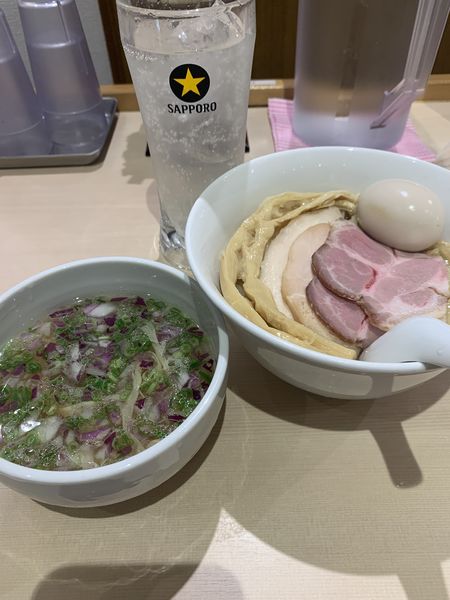「～ポルチーニ香る～特製塩つけ麺」@らぁ麺 まる鈴の写真