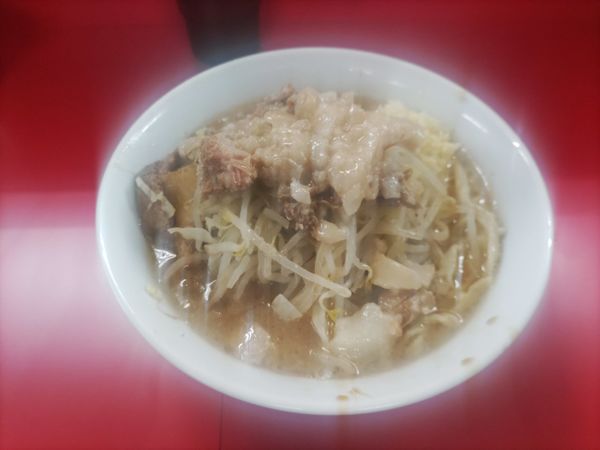 「小ラーメン(半分)」@ラーメン二郎 柏店の写真