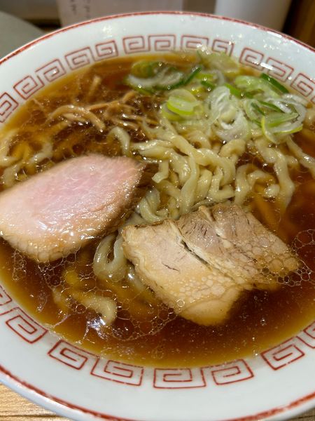 「中華そば　大盛」@超多加水自家製手揉み麺 きたかた食堂の写真