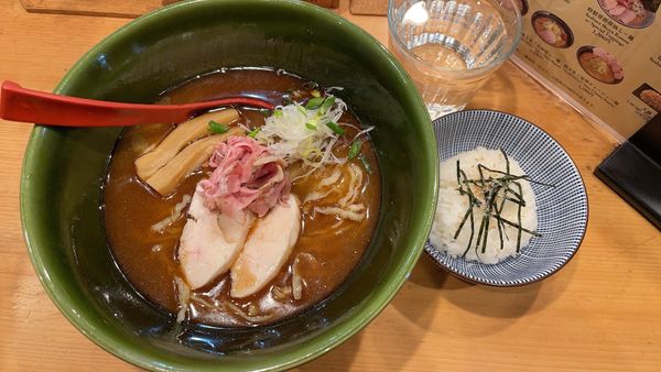 「アゴだしラーメンとお茶漬け」@焼きあご塩らー麺 たかはし 銀座店の写真