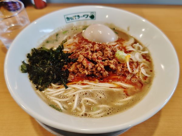 「（限定）濃厚煮干し台湾らーめん味玉１０００円」@カッパラーメンの写真