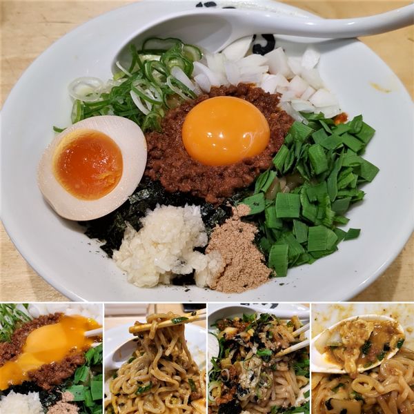 「チーズカレー台湾まぜそば　1040円」@麺屋 こころ 上野店の写真