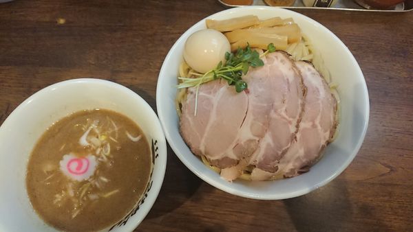 「特製つけ麺(大盛)」@つけめんTETSU 御徒町ラーメン横丁店の写真