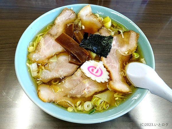 「チャーシューメン 大盛（＋ワンタン）」@ラーメン一心の写真