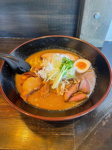 「和風豚骨」@綿麺の写真