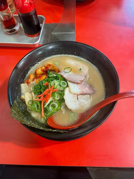 「バラ肉大中ラーメン」@特製ラーメン 大中 伏見店の写真