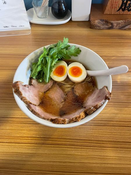 「地鶏醤油」@極汁美麺 umamiの写真