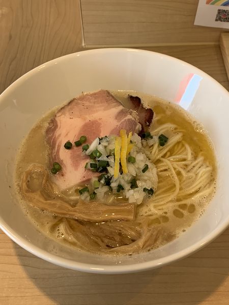 「鶏そば」@「七色の落書き」の写真