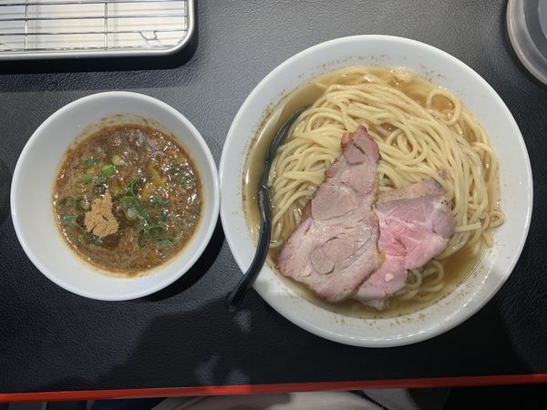 「豚骨魚介つけ蕎麦あつもり（大盛）」@百合の咲く場所の写真