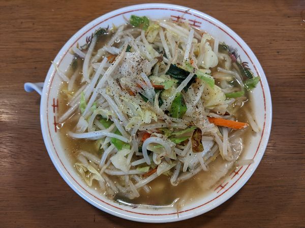 「たっぷり野菜タンメン:730円」@つけ麺屋 あら田の写真