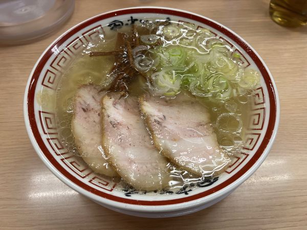 「中華そば　麺硬め」@中華そば専門 田中そば店 三郷店の写真
