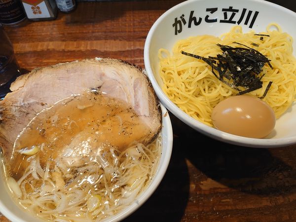「つけ麺(200g、1000円)」@元祖一条流がんこラーメン たま館分店の写真