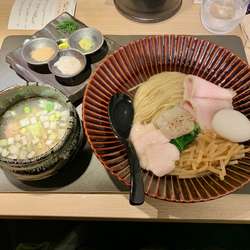 特製帆立の昆布水つけ麺白