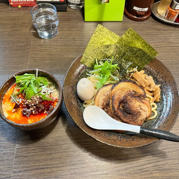 「特製坦々つけ麺」@麺家 あべの 神宮前の写真
