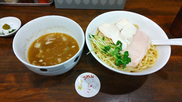 「塩つけめん」@濃厚つけ麺 茜堂の写真