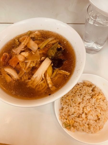 「カントンメン・半チャーハン 800円」@一番の写真