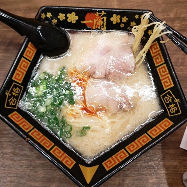 「合格ラーメン(980円)」@一蘭 太宰府参道店の写真