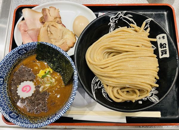 「柏幻霜ポーク全部乗せ濃厚つけめん大 1640円」@松戸富田麺絆の写真